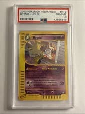 2003 POKEMON AQUAPOLIS #H12 HYPNO HOLO PSA 10