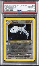 2000 POKEMON NEO GENESIS 1ST EDITION #15 STEELIX-HOLO PSA 10