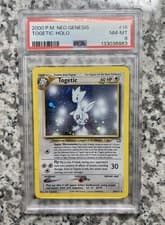 Pokemon TCG: 2000 Neo Genesis #16 TOGETIC Holo PSA 8 NM/MT | New Cert!
