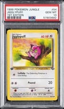 1999 POKEMON JUNGLE 1ST EDITION #54 JIGGLYPUFF PSA 10