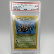 Dark Ariados 17/105 Neo Destiny 1st Edition Rare Regular 60 HP PSA 9 2002