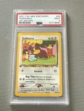 Pokemon Teddiursa Neo Discovery 1st Edition #65 PSA 9 Mint 2001
