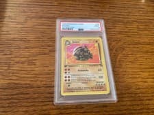 1999 Pokemon Fossil #36 Golem 1st Edition PSA 9