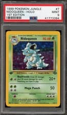 Pokemon Nidoqueen Jungle 1st Edition Holo Rare #7 PSA 9 Mint