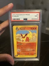 2003 POKEMON SKYRIDGE #8 FLAREON - REV.FOIL PSA 9