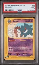 PSA 9 Mint Gengar - 10/144, Skyridge - Rare - Pokemon Card
