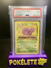 1999 Pokemon Fossil 1st Edition Weezing 45/62 PSA 9 Mint