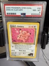 Pokemon Gym Challenge Erika's Clefairy 40/132 Uncommon Regular PSA 8