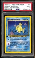 Shining Magikarp 66/64 Holo 2001 Pokemon Neo Revelation 1st Edition PSA 9