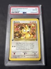 Meowth 2000 Team Rocket 1st Edition PSA 8 NM-MT #62 Common WOTC