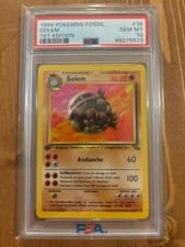 1999 Pokemon Fossil 1st Edition Golem #36/62 PSA 10