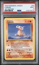 Cubone 1st Edition Pokemon Jungle 50 NM PSA 9