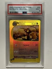 2003 Pokemon Skyridge - Raticate Rev.Foil #89 PSA 9 MINT