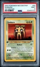 2002 Pokemon 1st Edition Neo Destiny #83 Sunkern PSA 9 Trusted Seller! NEW CERT!