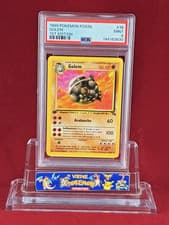 1999 Pokemon 1st Edition Fossil GOLEM  #36 Card Freshly Graded PSA 9