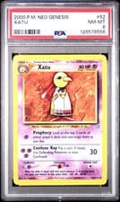 PSA 8 NM-MT Xatu Neo Genesis Pokemon Card 52/111