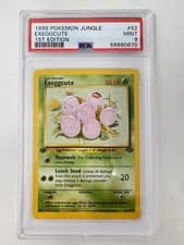 Exeggcute 1999 Jungle 1st Edition 52/64 PSA 9 Pokemon Card