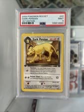 Dark Persian 42/82 1st Edition Team Rocket Psa 9