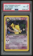 2000 Pokemon 1st Edition Team Rocket Dark Hypno Holo #9 PSA 8