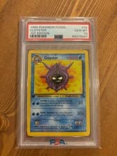 1999 Pokemon Fossil Cloyster 1st Edition #32 PSA 10