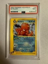 2003 Pokemon - Octillery Non-Holo Rare E Series - Aquapolis 26/147 - PSA 9 MINT!
