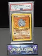 Pokemon Card Rhyhorn 61/64 1st Edition Jungle Set PSA 10 GEM MINT