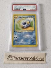 Light Vaporeon 1st Edition 52/105 - Neo Destiny *PSA 9 - MINT* Pokemon Card