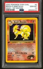 Pokemon Gym Challenge 1st Edition Brock's Ninetales 3/132 PSA 10 GEM MINT