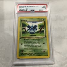 2001 Pokemon Neo Discovery 1st Edition Pineco #61 PSA 9