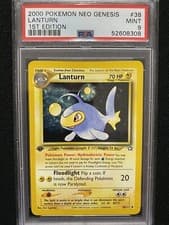 2000 Pokemon Neo Genesis 1st Edition Lanturn 38/111 PSA 9 Mint