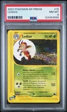 2003 POKEMON SKYRIDGE #15 LEDIAN PSA 8