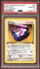 PSA 10 GEM MINT Porygon 48/82 Team Rocket 1ST EDITION Pokemon Card