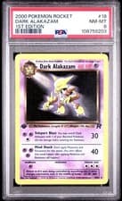 [PSA 8] Pokemon Dark Alakazam 18/82 - Team Rocket - Non-Holo - 1st Edition