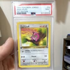 Pokémon Jigglypuff Jungle 1st Edition PSA 9 54/64 1999 Pokémon TCG Card