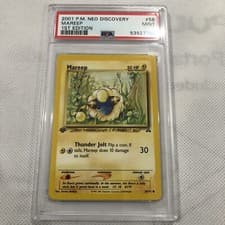 2001 Pokemon Neo Discovery 1st Edition Mareep 58/75 PSA 9 Mint