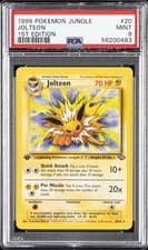 1999 POKEMON JUNGLE 1ST EDITION #20 JOLTEON PSA 9