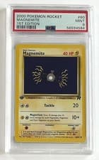 PSA 9 MINT Magnemite Team Rocket 1st Edition Pokemon Card 60/82