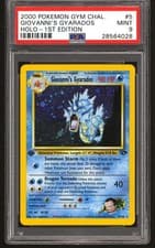 Pokemon Gym Challenge 1st Edition Giovanni's Gyarados 5/132 PSA 9