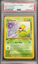 1999 Pokemon Jungle 1st Edition #49 Bellsprout PSA 9
