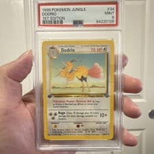 1999 Pokemon Jungle Dodrio 1st Edition Uncommon 34/64 PSA 9 Regular