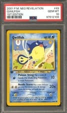 Pokemon Neo Revelation 1st Edition Qwilfish 49/64 PSA 10 GEM MINT