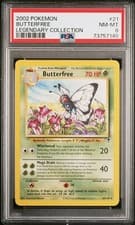 Pokémon TCG Butterfree Legendary Collection 2002 21/110 Regular Rare PSA 8 NM-MT