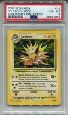 Pokemon [Wizards Of The Coast] Legendary Collection Holo Card #14 Jolteon PSA 8