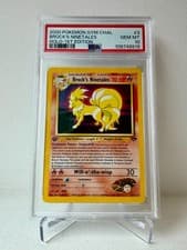 2000 POKEMON GYM CHALLENGE — PSA 10 —  BROCK'S NINETALES – HOLO 1ST EDITION #3
