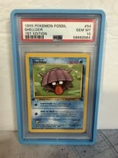 1999 Pokemon Game 1st Edition Fossil Shellder #54 PSA 10 GEM MT