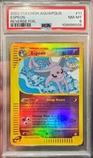 2003 Pokemon Aquapolis Espeon Reverse Foil 11/147 PSA 8 NM-MT