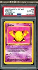 PSA 10 ⭐️ Pokemon Drowzee 54 1st Edition Team Rocket Vintage Non-Holo