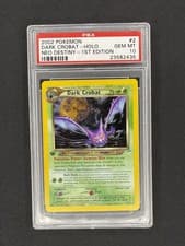 Pokemon Dark Crobat Neo Destiny 1st Edition Holo Rare #2 PSA 10 Gem Mint