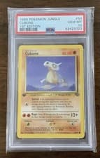 1999 Pokemon Jungle 1st Edition Cubone #50 PSA 10 Gem Mint