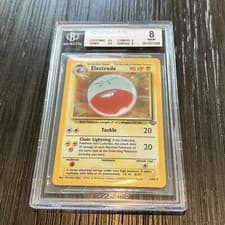 Pokemon Card 1999 Jungle 2/64 2A ELECTRODE Holo Unlimited PSA 8 NM-MT